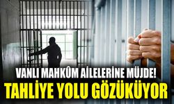 Vanlı mahkûm ailelerine müjde! Tahliye yolu gözüküyor