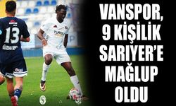 Vanspor, 9 kişilik Sarıyerspor'a mağlup oldu
