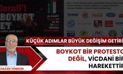 Yenigün: Boykot bir protesto değil, vicdani bir harekettir