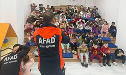 AFAD’dan minik öğrencilere afet ve yangın farkındalık eğitimi