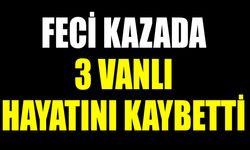 Feci kazada 3 Vanlı hayatını kaybetti