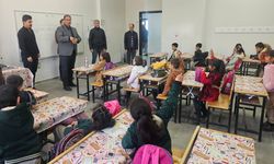 Müdür Nurses’ten Mavi Göl İlkokulu ve Ortaokulu’na ziyaret