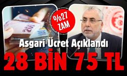 2026 asgari ücreti açıklandı! Yüzde 27 zamla net 28 bin 75 tl oldu