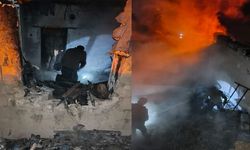 Van Başkale Esenyamaç Mahallesi’nde ev yangını