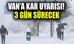 Van’a kar uyarısı! 3 gün sürecek