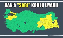 Van’a "sarı" kodlu uyarı yapıldı