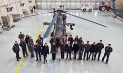 Van’da öğrencilerden Jandarma Hava Grup Komutanlığı’na anlamlı ziyaret
