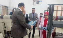 Halk Eğitim Merkezi’nde devam eden kurslar yerinde incelendi