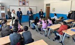 Kaymakam Bakan’ın okul ziyaretleri sürüyor
