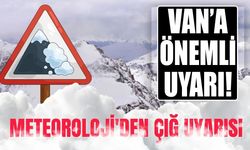 Meteoroloji’den Van’a önemli çığ uyarısı