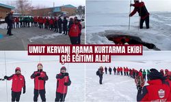 Umut Kervanı Arama Kurtarma ekibi çığ eğitimi aldı!