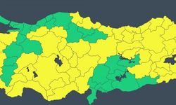 Van dahil 68 il için sarı kodlu uyarı!