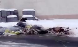Van Oto Sanayi Sitesi’nde çöp tepkisi! Esnaf çareyi çöpleri yakmakta buldu