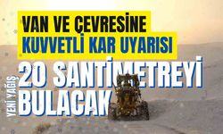 Van ve çevresine kuvvetli kar uyarısı: 20 santimetreyi bulacak