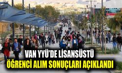 Van YYÜ’de lisansüstü öğrenci alım sonuçları açıklandı