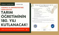Van YYÜ'de tarım öğretiminin 180. yılı kutlanacak!