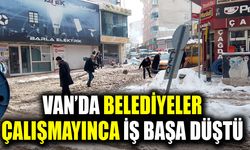 Van’da belediyeler çalışmayınca iş başa düştü