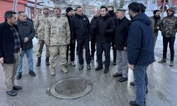 Van’da çığ bölgesinde inceleme