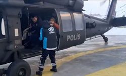 Van’da helikopterle hasta kurtarma operasyonu