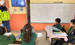 Van’da Jandarmadan öğrencilere trafik eğitimi