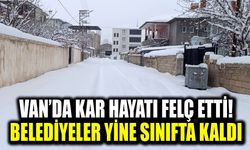 Van’da kar hayatı felç etti! Belediyeler yine sınıfta kaldı