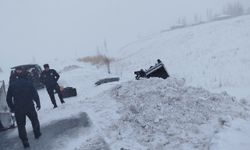 Van’da kar yağışı ve tipi kazaya yol açtı!