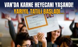 Van’da karne heyecanı yaşandı! Yarıyıl tatili başladı…