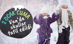 Van’da okullar bugün için tatil edildi