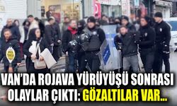 Van’da Rojava yürüyüşü sonrası olaylar çıktı: Gözaltılar var...