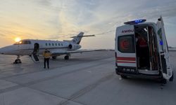 Van’da uçak ambulans bebekler için havalandı!