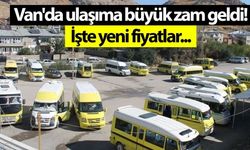 Van’da ulaşıma zam geldi! İşte yeni ücretler