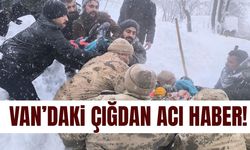 Son dakika: Van’daki çığdan acı haber!