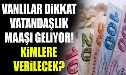Vanlılar dikkat vatandaşlık maaşı geliyor! Kimlere verilecek?