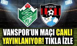 Vanspor’un maçı canlı yayınlanıyor! Tıkla izle