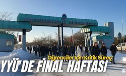 YYÜ'de yarıyıl sonu heyecanı: Final haftası başladı