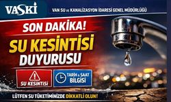 VASKİ'den son dakika su kesintisi duyurusu