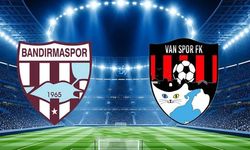 Bandırmaspor- Vanspor maçında onbirler belli oldu