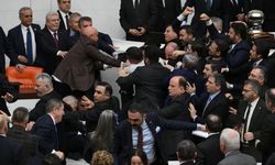 Meclis'te yumruklar havada uçuştu!
