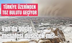Türkiye üzerinden toz bulutu geçiyor: Van’da görüş mesafesi düşecek mi?