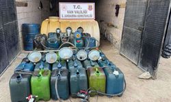 Van’da 2 bin litrenin üzerinde kaçak motorin ele geçirildi