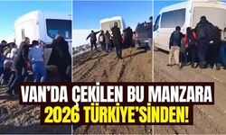 Van’da çekilen bu manzara 2026 Türkiye’sinden!