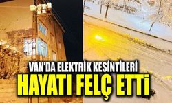 Van’da elektrik kesintileri hayatı felç etti
