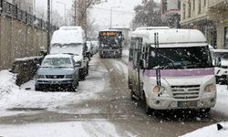 Van’da kar yağışı etkili oluyor! Kent beyaza büründü