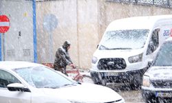 Van’da kar yağışı geri döndü, kent yeniden beyaza büründü