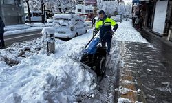Van’da kar yağışı hayatı durma noktasına getirdi!