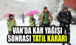 Van’da kar yağışı sonrası tatil kararı