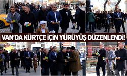 Van'da Kürtçe için yürüyüş düzenlendi!