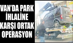 Van’da park ihlaline karşı ortak operasyon