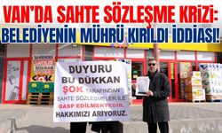 Van’da sahte sözleşme krizi: Belediyenin mührü kırıldı iddiası!
