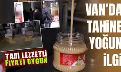 Van’da sahurun vazgeçilmezi tahine yoğun ilgi